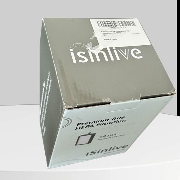 isinlive 4 Pack LV-H128 Replacement Filter Comp with LEVO Premium True HEPA Fil. - Picture 5 of 5